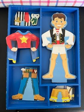 Melissa & Doug Joey dress up magnetic game